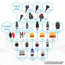 Load image into Gallery viewer, AC100V-240V 58.8V 2.5A 3A 3.5A 4A Auto Lithium Battery Charger For 48V Li-ion Lipo Battery Pack Electric Tool