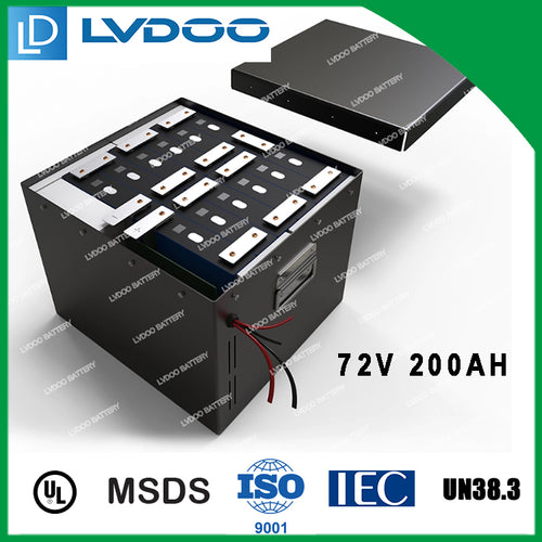 72v 200ah lithium ion battery pack for electric car