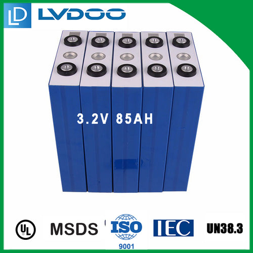 Lithium batteries LiFePO4 3.2v 85ah rechargeable cell