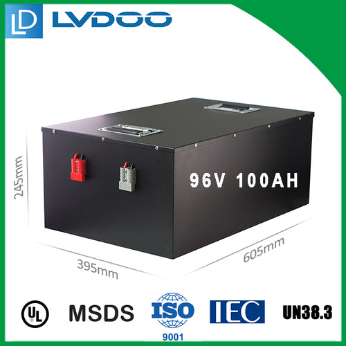 Electric sightseeing tour bus battery LiFePO4 battery 96v 100ah 10KW AGV