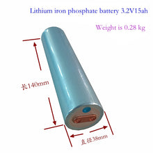 Load image into Gallery viewer, Lithium iron phosphate 3.2v15ah lifepo4 battery