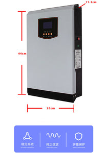 Hybrid solar inverter with MPPT solar charger controller