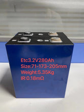 Load image into Gallery viewer, Brand New 280ah cells lithium battery cell 280ah for electric vehicle, RV, tricycle, energy storage, solar energy